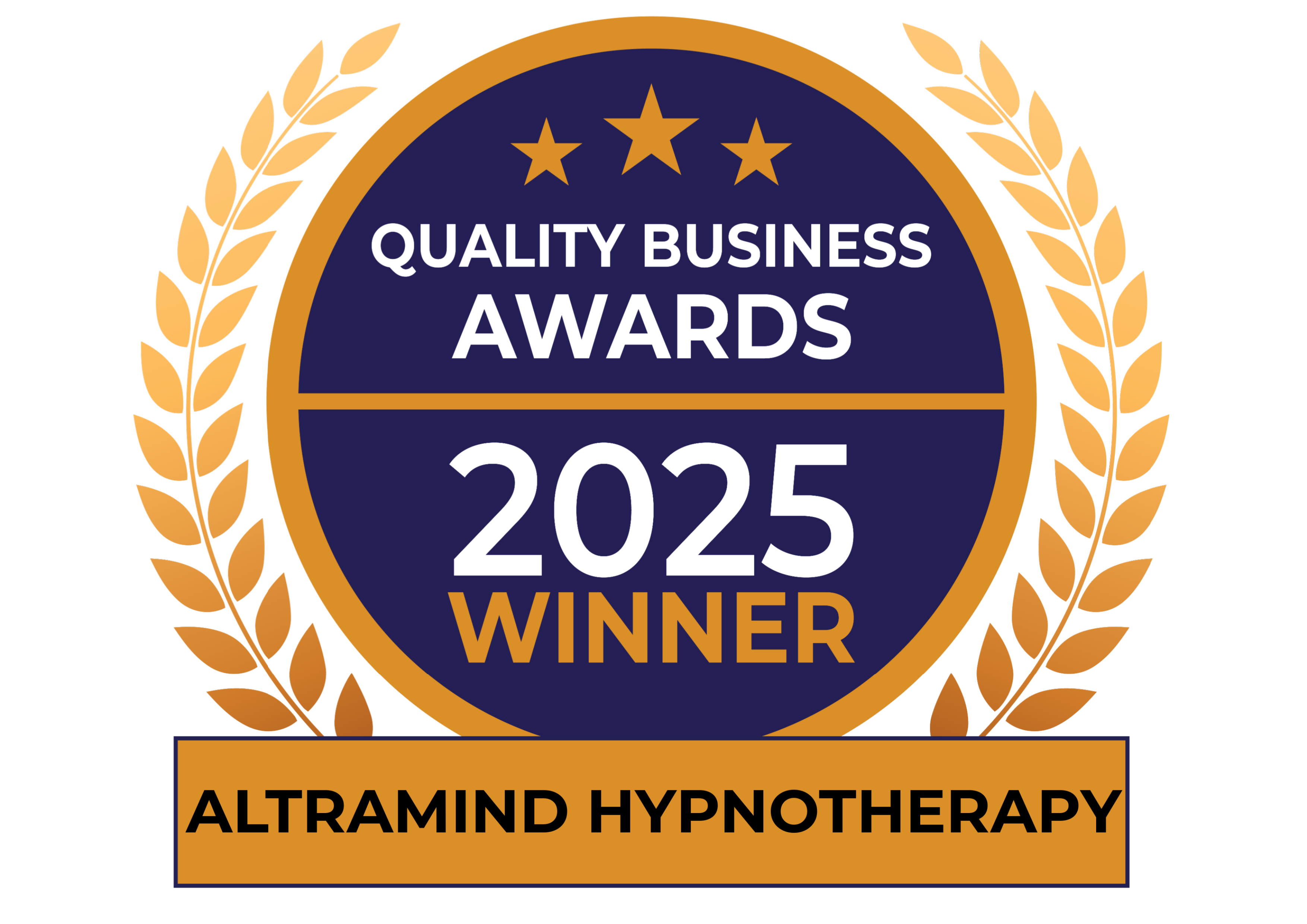 Quality Business Awards 2025 Winner — Altramind Hypnotherapy