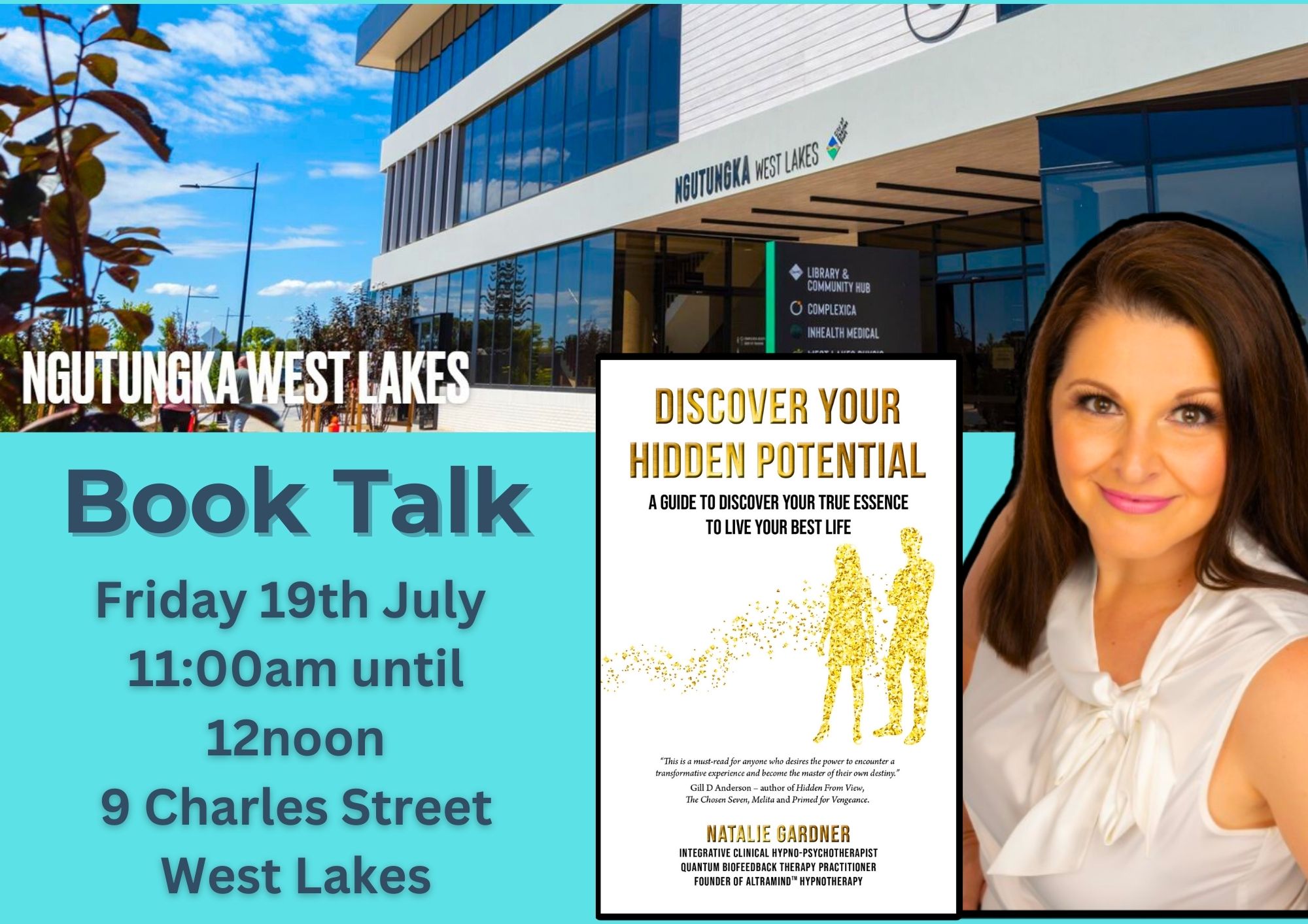 Book talk at library