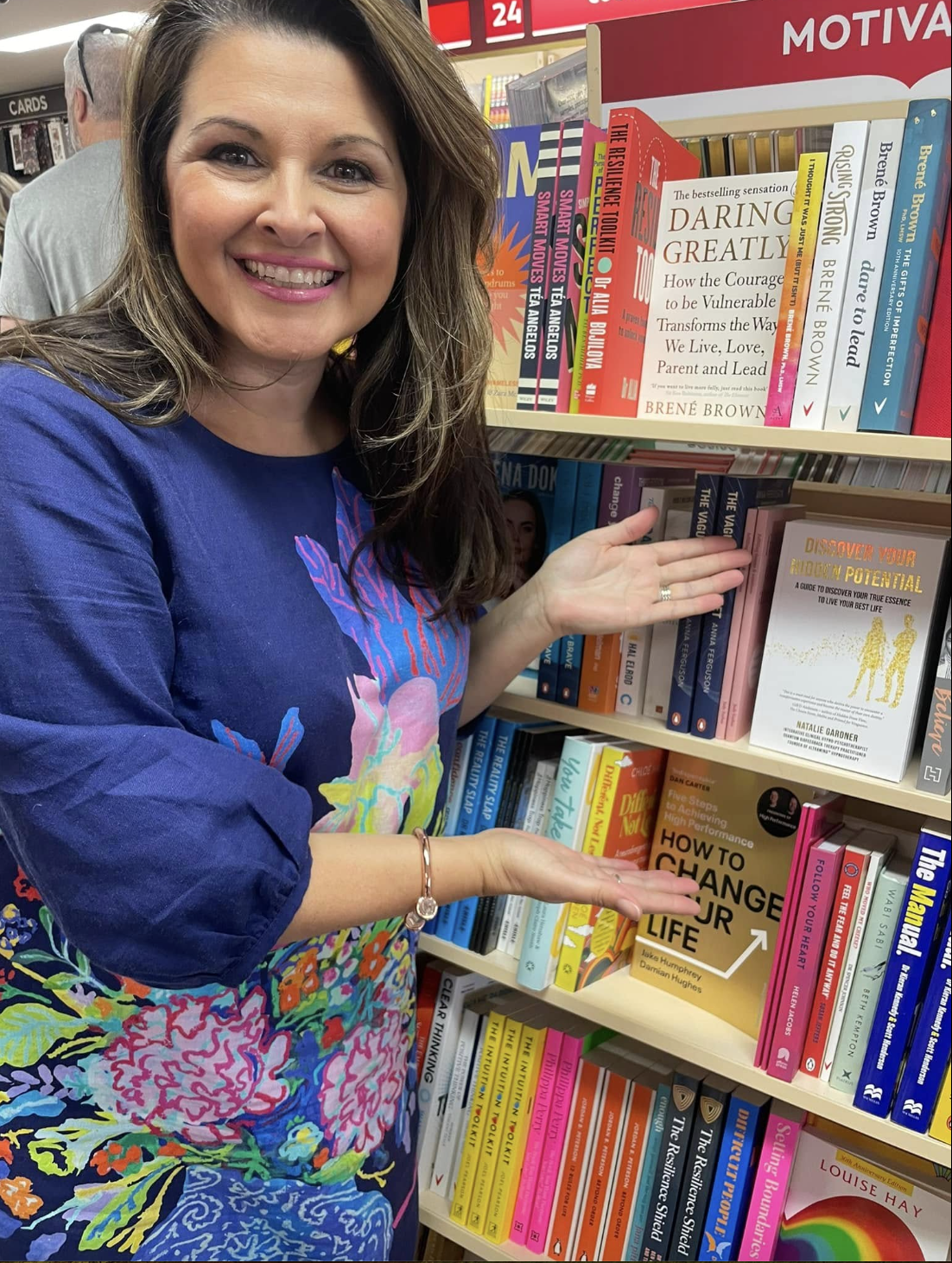 Book on shelf at bookstore